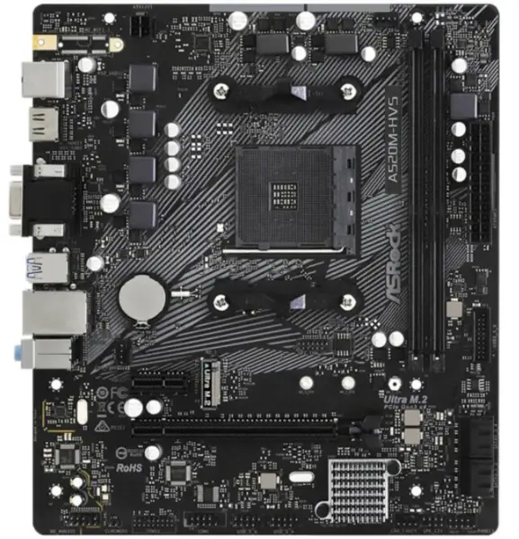 Μητρική πλακέτα ASRock A520M-HVS Socket AM4 DDR4