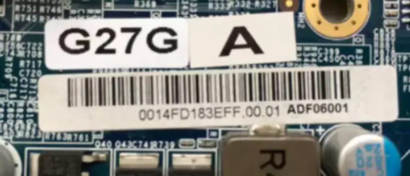 Βιομηχανική μητρική κάρτα G27G N8900 MB VER:0.2