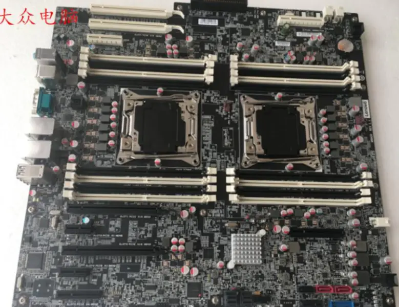Μητρική πλακέτα διακομιστή Lenovo Thinkstation P900 P910 X99 00FC932 διπλού καναλιού