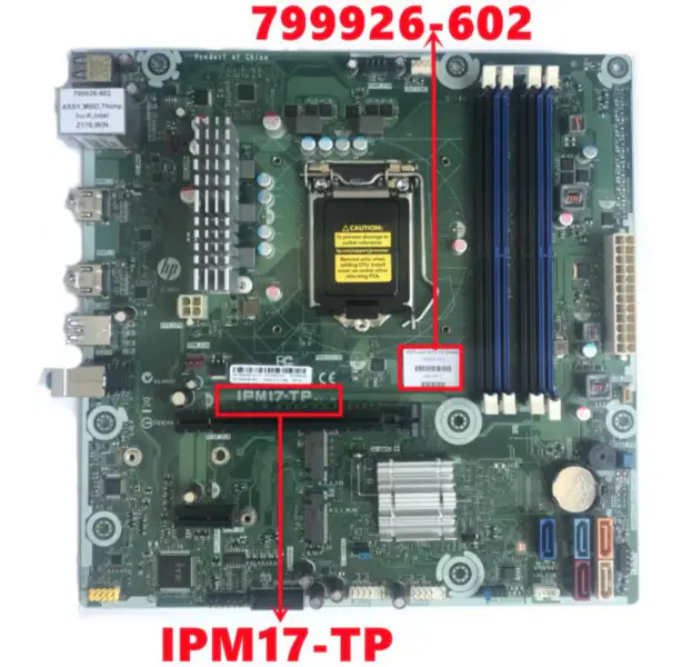Μητρική πλακέτα HP IPM17-TP 799926-602 799926-002 799926-502