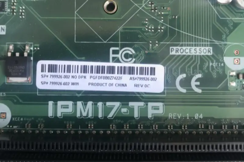 Μητρική πλακέτα HP IPM17-TP 799926-602 799926-002 799926-502