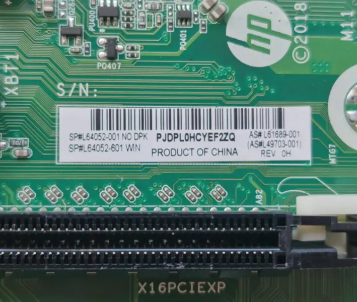 Μητρική πλακέτα HP Pro 400 480 G6 MT SFF L64052-601 L64052-001