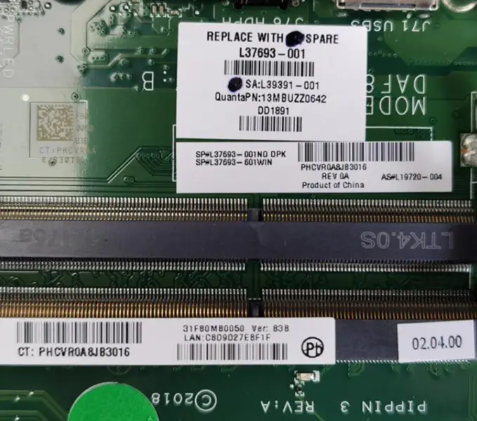 Μητρική πλακέτα HP 260 G3 DM F80A DAF80AMB6B0 L37693-001/601