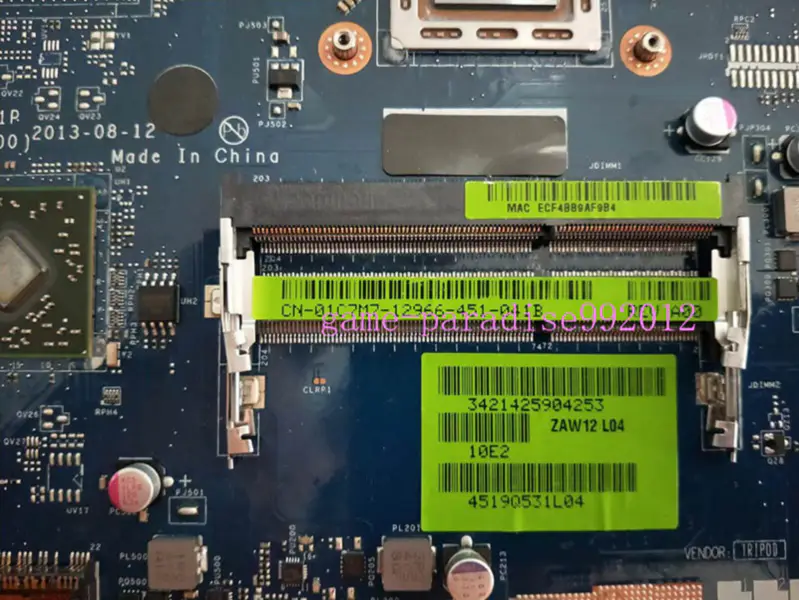 Μητρική πλακέτα Dell 01C7M7
