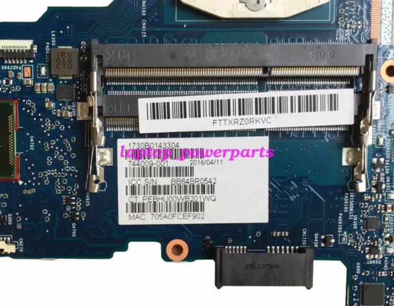 Μητρική πλακέτα HP 744009-001 744009-001 744009-501 744009-601 ATX