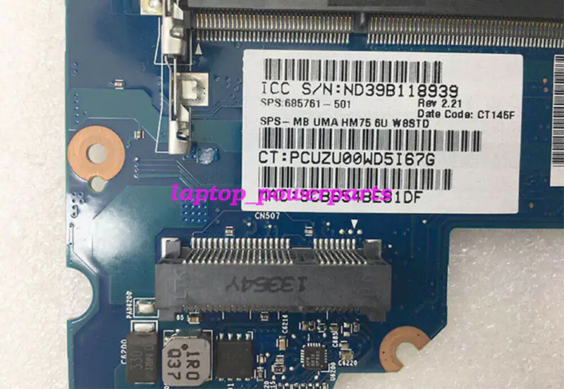 Μητρική πλακέτα HP 685761-601 685761-001 685761-501 685761-601 ATX