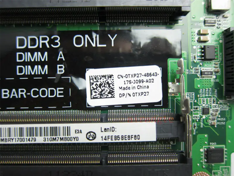 Μητρική πλακέτα Dell 0TXP27