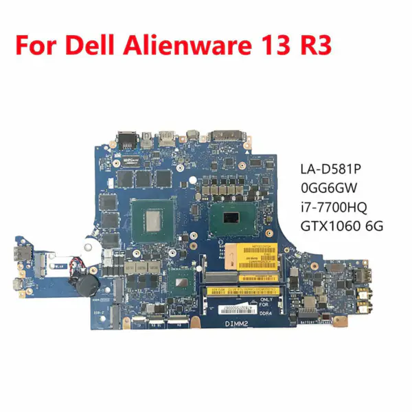 Μητρική πλακέτα Dell 0GG6G LA-D581P