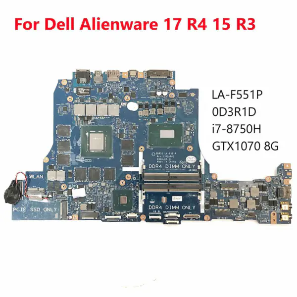 Μητρική πλακέτα Dell DD3R1D3R1D0D3R1D LA-F551P