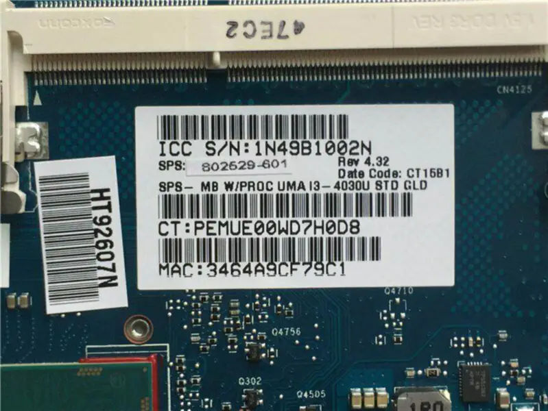 Μητρική πλακέτα HP 802529-601