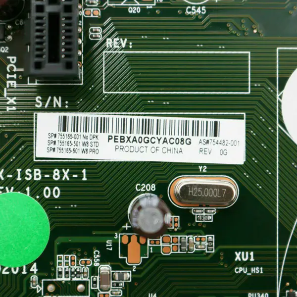 Μητρική πλακέτα HP 754482-001 202 G2 FX-ISB-8X-1 H81