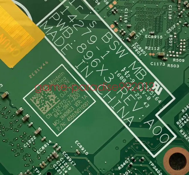 Μητρική πλακέτα Dell 0JX7F0