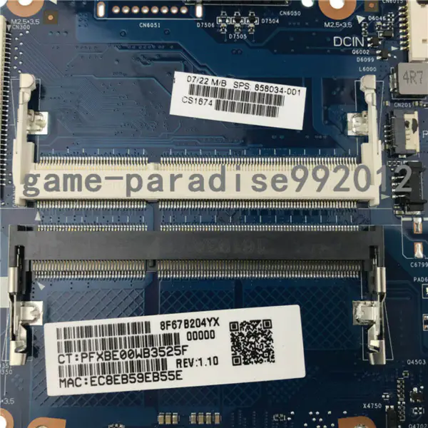 Μητρική πλακέτα HP 858034-001