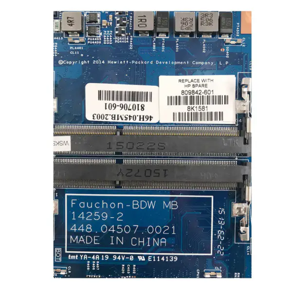 Μητρική πλακέτα HP 809842-001