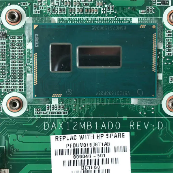 Μητρική πλακέτα HP DAX12MB1AD0809046-501
