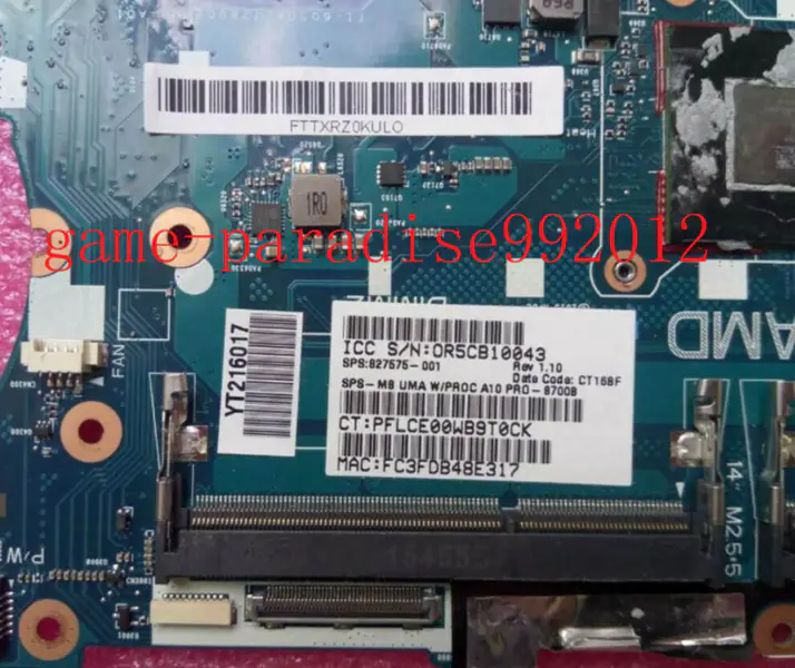 Μητρική πλακέτα HP 827575-001