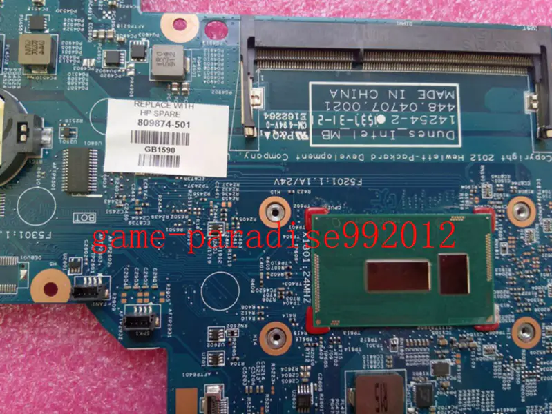 Μητρική πλακέτα HP 809874-501