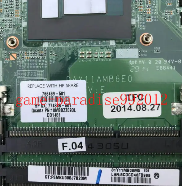 Μητρική πλακέτα HP 766469-501