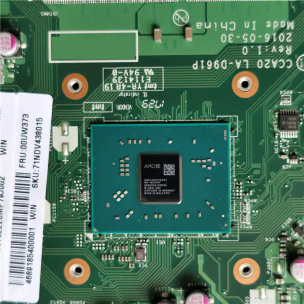 Μητρική πλακέτα Lenovo 00UW373 LA-D961P