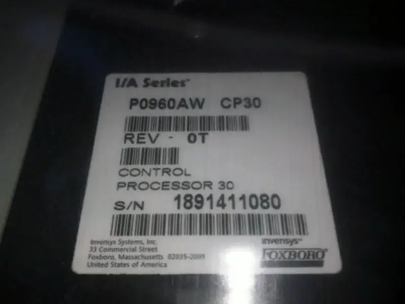 Σειρά I/A P0960AW