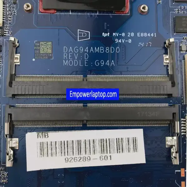 Μητρική πλακέτα φορητού υπολογιστή HP 255 G5 15-BA BDL51 LA-D711P 854962-001 854962-601 A8-7410 CPU