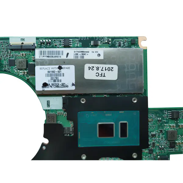 Μητρική πλακέτα HP Spectre x360 861993-001 861993-501 861993-601 DAY0DEMBAB0