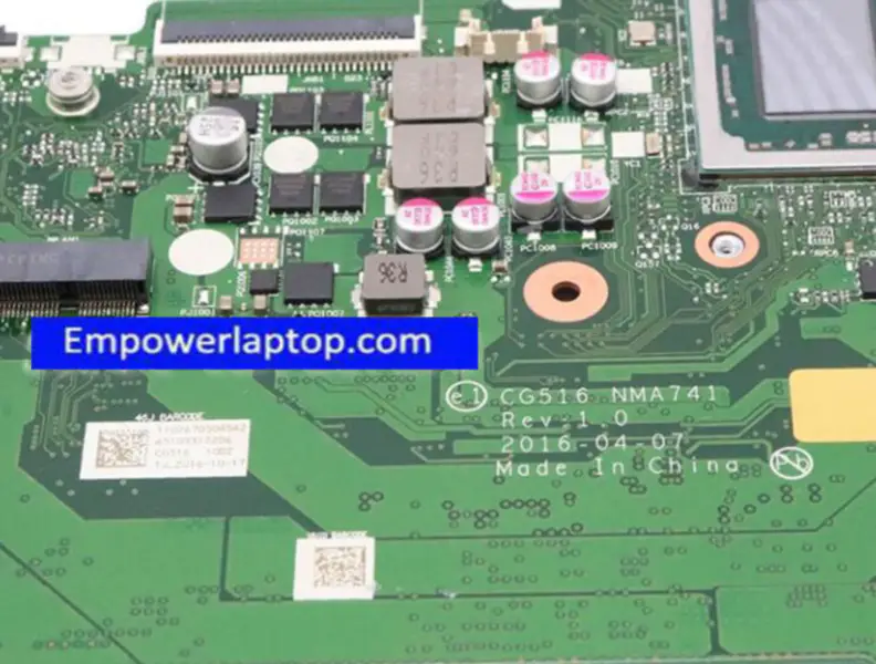 Lenovo Ideapad CG516 NM-A741 310-15ABR Laptop motherboard AMD A10-9600P 2.4G