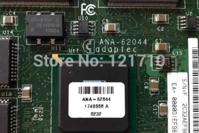 Adaptec ANA-62044 PCI 64 Bit Quad 4 Port Ethernet Lan Adapter Διασύνδεση δικτύου βιομηχανική μητρική πλακέτα