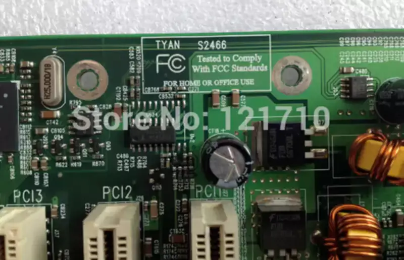 Βιομηχανική μητρική πλακέτα TYAN S2466 S2466N-4M για βιομηχανική μητρική πλακέτα σταθμού εργασίας Tiger MPX