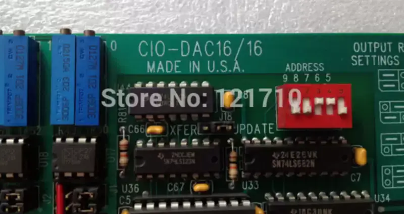 Measurement Computing CIO-DAC16/16 16 καναλιών 16-bit αναλογική πλακέτα εξόδου τάσης βιομηχανική μητρική πλακέτα