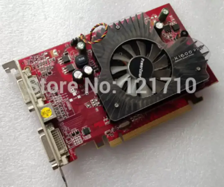 κάρτα οθόνης διπλής εξόδου DVI X1600 PRO 512MB DDR2 βιομηχανική μητρική πλακέτα