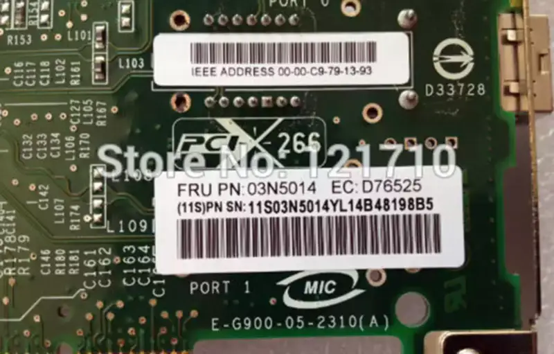 Κάρτα IBM RS6000 P55A P52A 4GB PCI-X HBA 280D 03N5014 βιομηχανική μητρική πλακέτα