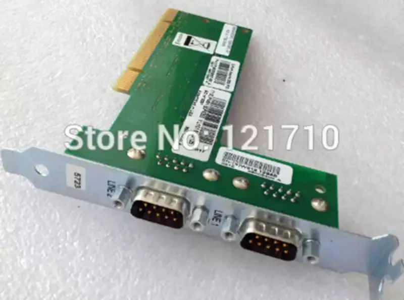 Σειριακή κάρτα IBM RS6000 2 θύρες Async 232 PCI 5723 80P4353 για βιομηχανική μητρική πλακέτα P55A P52A