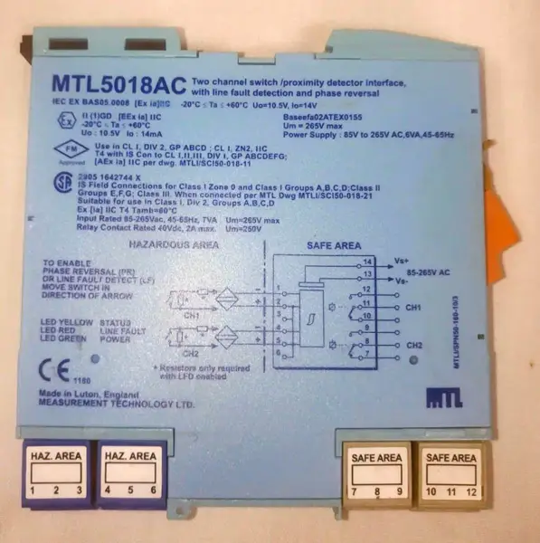 Διακόπτης MTL 5018AC