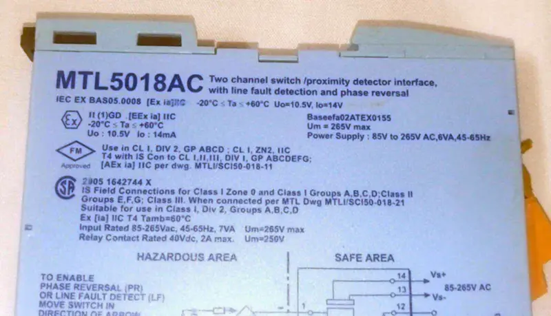 Διακόπτης MTL 5018AC