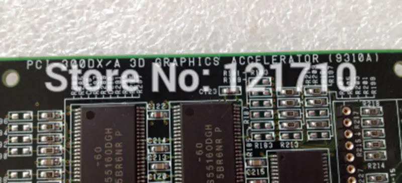 Βιομηχανική μητρική κάρτα 3DLabs PCI-300DX/A 3D GRAPHICS ACCELERATOR (9310A)