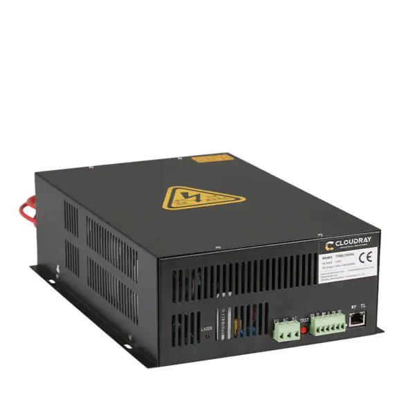 150W παροχή ηλεκτρικού ρεύματος λέιζερ CO2 για την κοπτική μηχανή HY-T150 T/ W λέιζερ CO2 που χαράζει συν τη σειρά με