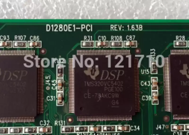 DONJIN Κάρτα φωνής κορμού D1280E1-PCI REV 1.63B DONJIN-DN300 D320/D640 βιομηχανική μητρική πλακέτα