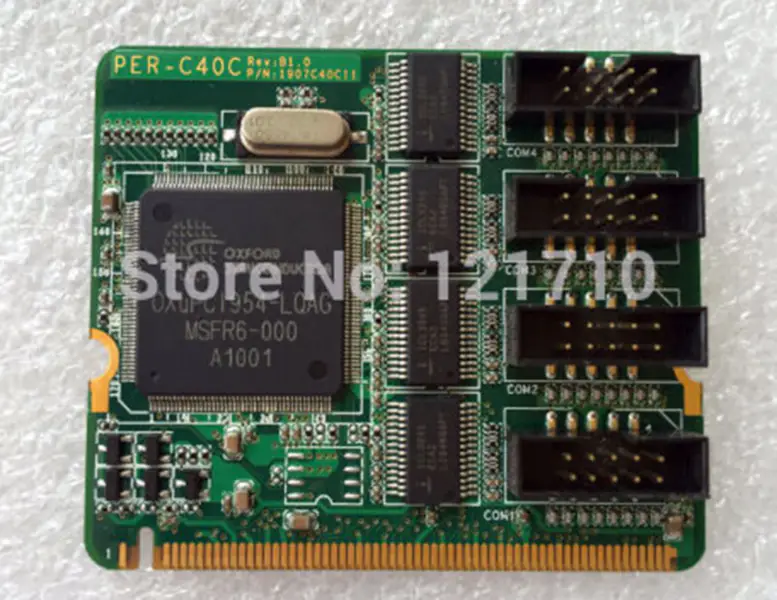 AAEON AAEON Mini PCI 4-port RS-232 Module PER-C40C REV B1.0 1907C40C11 βιομηχανική μητρική πλακέτα