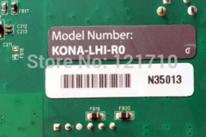 AJA AJA VIDEO SYSTEMS KONALHi Κάρτα λήψης KONA-LHI-R0 102663-r6 βιομηχανική μητρική πλακέτα