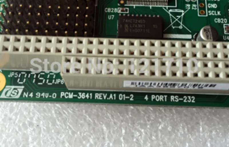 Advantech PC/104 PCM-3641 REV.A1 01-2 Βιομηχανική μητρική πλακέτα 4 ΘΥΡΩΝ RS-232
