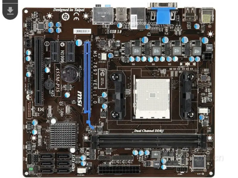 MSI A55M-P35 FM1 A55 Integrated