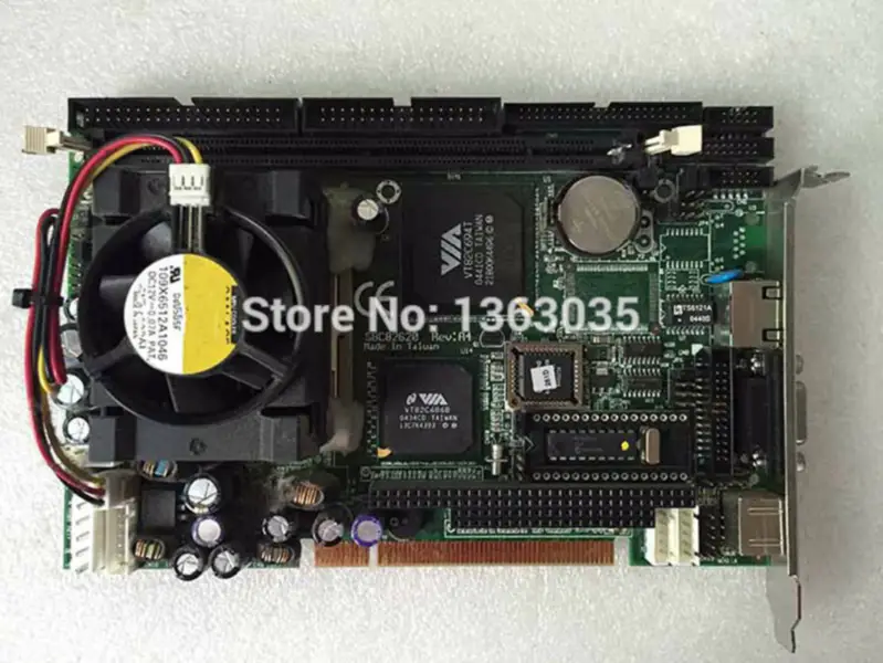 Axiomtek SBC82620 REV:A3 βιομηχανική μητρική κάρτα CPU μισού μήκους