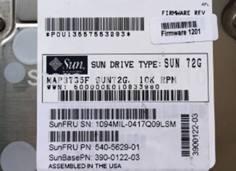 Sun 72G FC MAP3735FC 3900122-03 540-5629-01 for storedge 3510 storage industrial motherboard