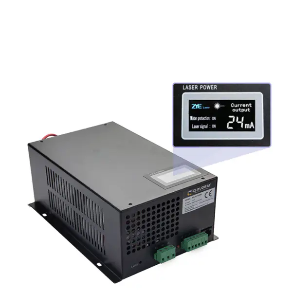 80-100W τροφοδοτικό λέιζερ CO2 για μηχανή κοπής χάραξης λέιζερ CO2 MYJG-100W
