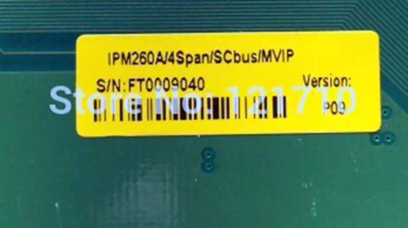 Βιομηχανική μητρική πλακέτα Audiocodes audiocodes IPM260A/4Span/SCbus/MVIP