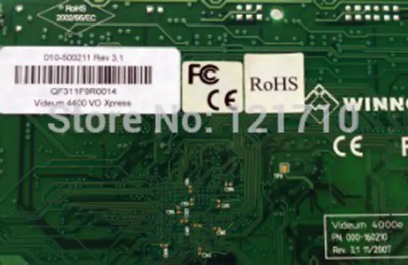 Winnov Videum 4000e 000-160210 REV. 3.1 010-500211 REV 3.1 motherboard