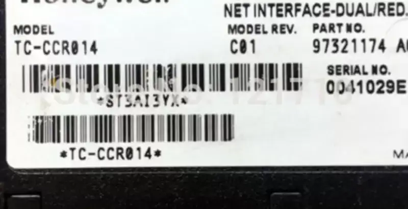 HONEYWELL REDUNDANT NET INTERFACE 61-3 TC-CCR014 C01 97321174 A01 βιομηχανική μητρική πλακέτα