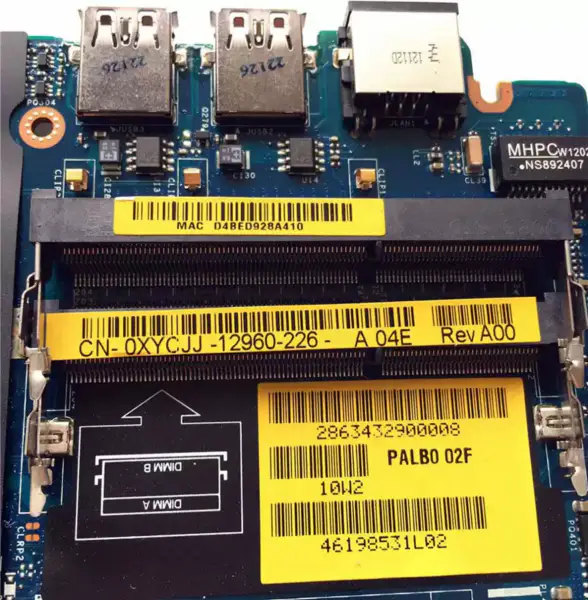 Dell motherboard M14X R1 PALB0 LA-6801P HM67 0XYCJJ XYCJJ