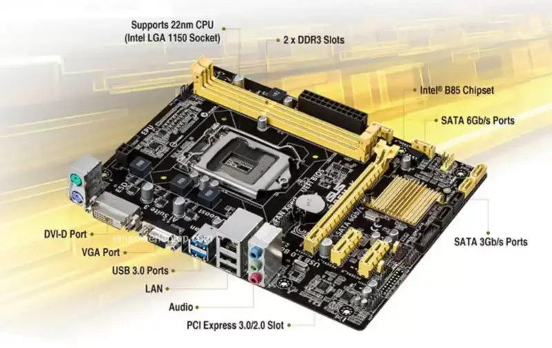 Μητρική πλακέτα Asus B85M-F PLUS B85 LGA 1150 Micro-ATX